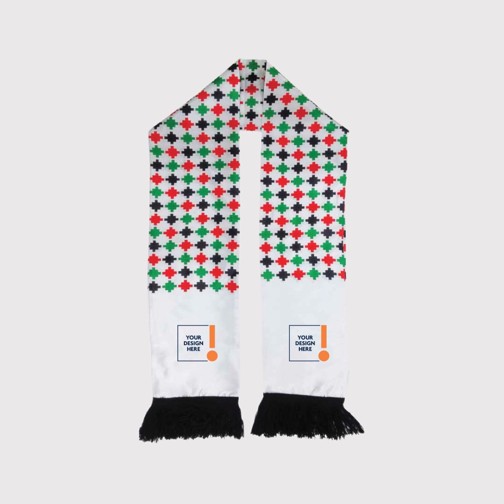 UAE Flag Knitted Scarf