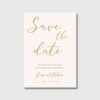 Golden Frame Save the Date