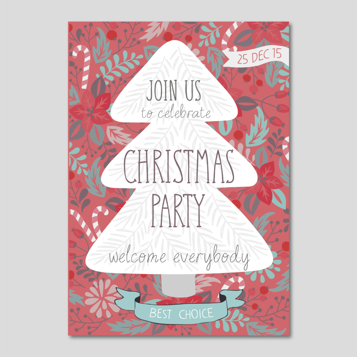 Christmas Party invitation Cards