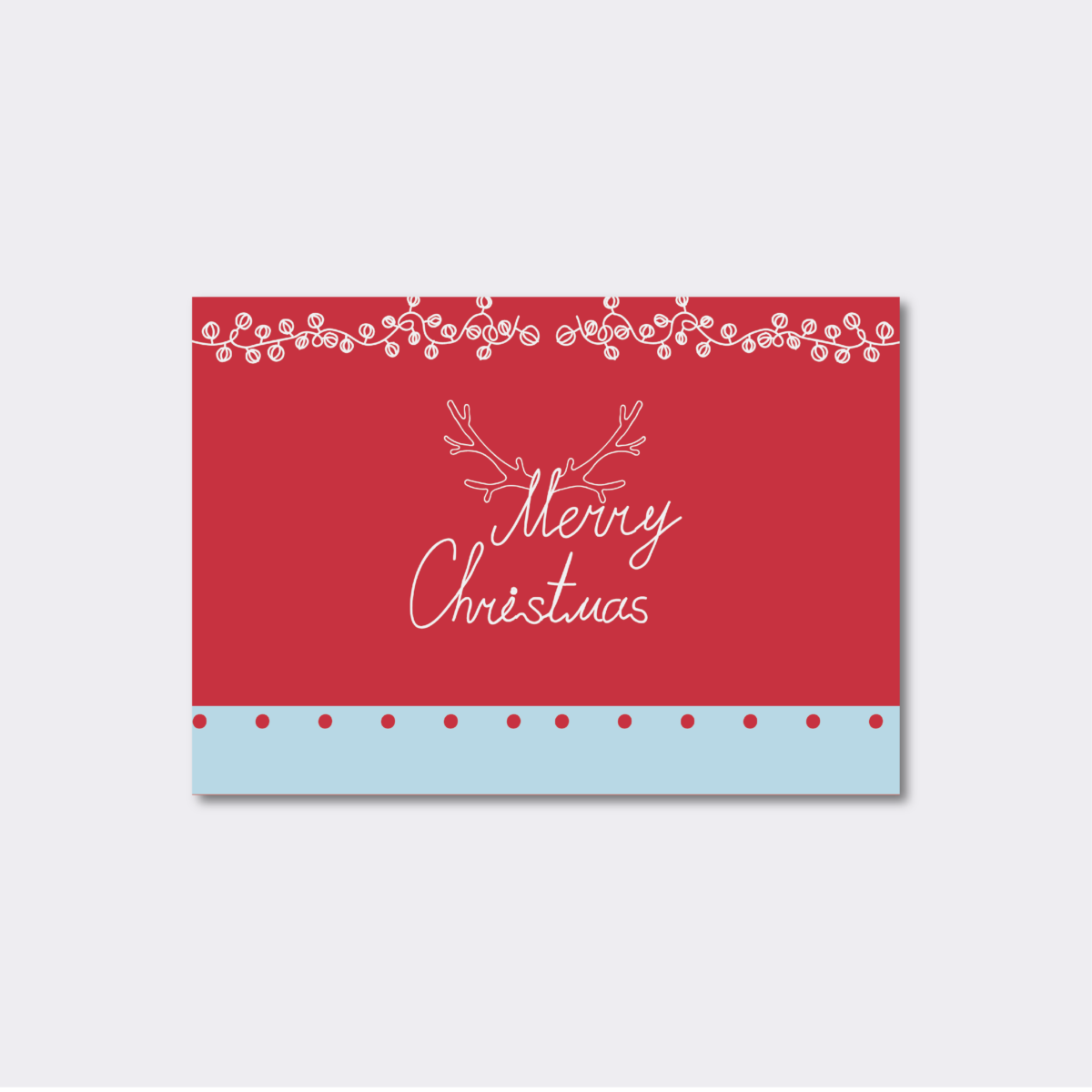 Customised Christmas greeting cards