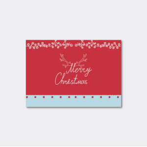 Customised Christmas greeting cards