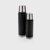 Copper Vacuum Flask - 1L - Black - Image 4