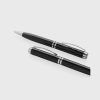 Executive Pen Set - Black/Silver - Image 2