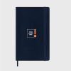 Large Soft Cover Ruled Notebook - Sapphire Blue
