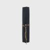 Eco-neutral Metal Pen with Recycled Leather Barrel - Image 2