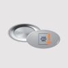 Oval Flat Metal Badge - Image 2