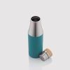 Insulated Bottle with Bamboo Lid - Image 3