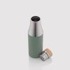 Insulated Bottle with Bamboo Lid - Image 2