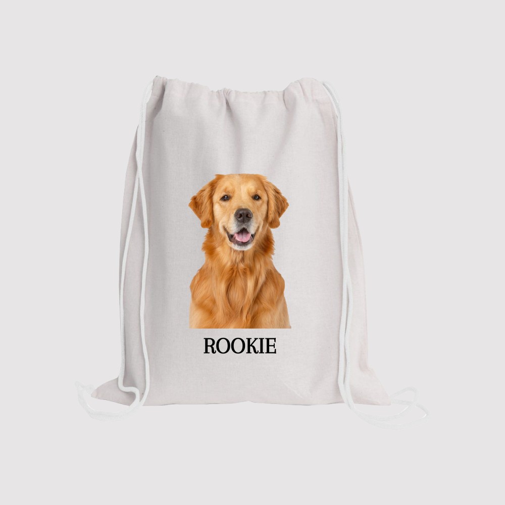 Custom Pet Drawstring Bags