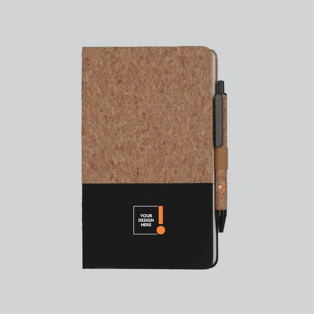 Eco-Friendly A5 Cork Notebook and Pen Set