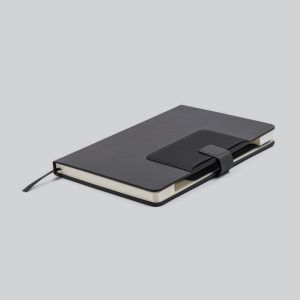 A5 Notebook with Phone Stand and Pen Holder