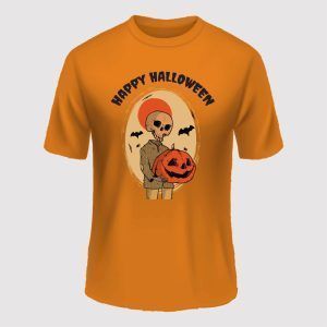 Halloween Round Neck T-shirts