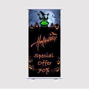 Halloween Roll Up Banner