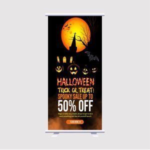 Halloween Roll Up Banner