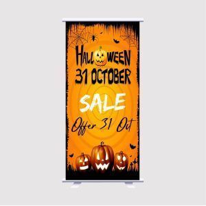 Halloween Roll Up Banner