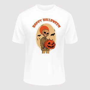 Halloween Round Neck T-shirts