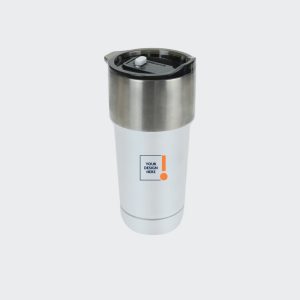 Double Wall SS Tumblers with Slide-Lock PP Lid