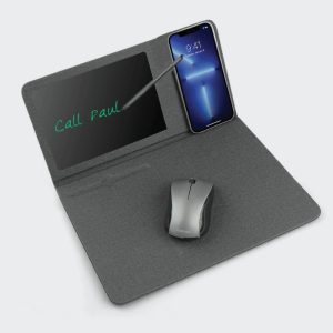 10W Wireless Charger & Writeable Mouse Pad