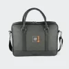 15" Laptop Bag in Fabric & PU